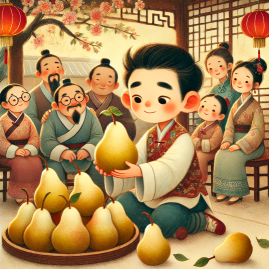 孔融让梨